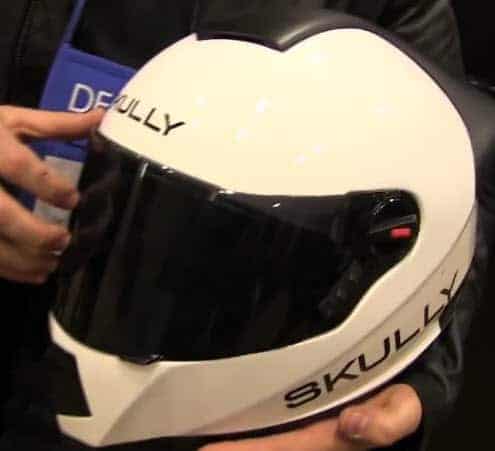 Skully heads-up display motorcycle helmet