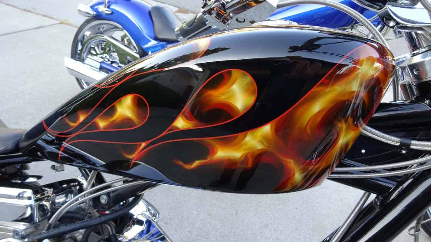 Big Dog gas tank San Diego Custom Motorcycles San Diego Custom